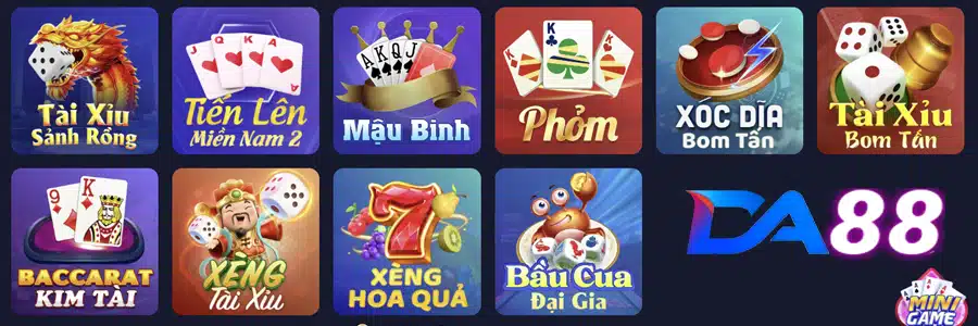 Nhiều Game Tài Xỉu Tại DA88